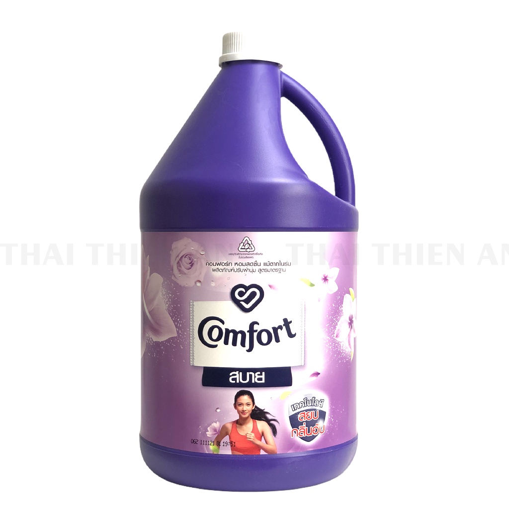 Nước xả lưu hương hoa lily bốn mùa COMFORT Thái Lan 3300ml - can - Fabric Softener