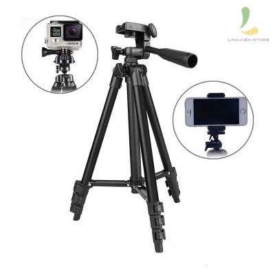 Gậy 3 Chân Chụp Hình Máy Ảnh, Điện Thoại Tripod TF - 3120 Loại Tốt Cao Cấp