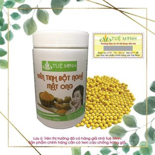 1kg viên tinh bột nghệ mật ong tuệ minh