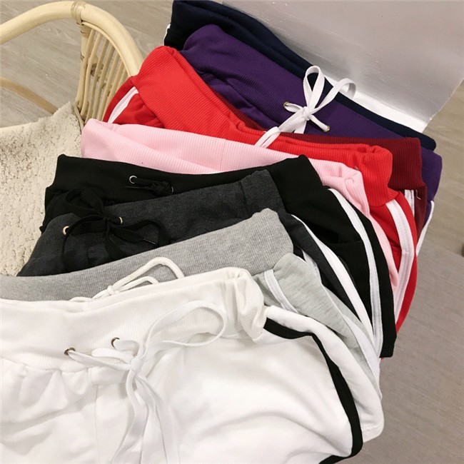 Quần Short Lưng Cao Dáng Ôm Phong Cách Retro Thời Trang Mùa Hè Dành Cho Nữ 863