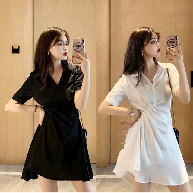 [ORDER] Váy cộc tay thắt eo