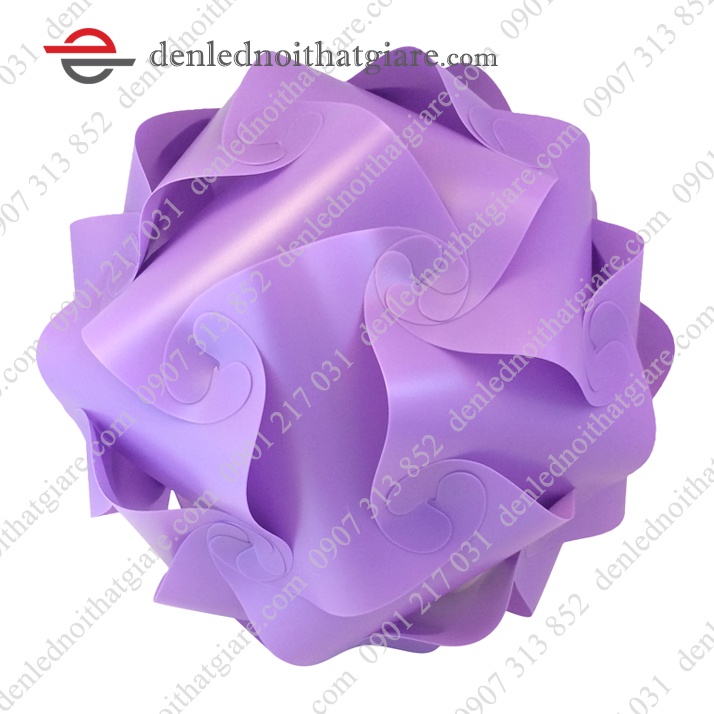 Combo 5 Đèn Lồng IQ lắp ráp bằng nhựa kiểu Tròn 24cm
