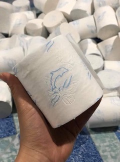 Bịch 20 cuộn giấy ăn in hình cá heo