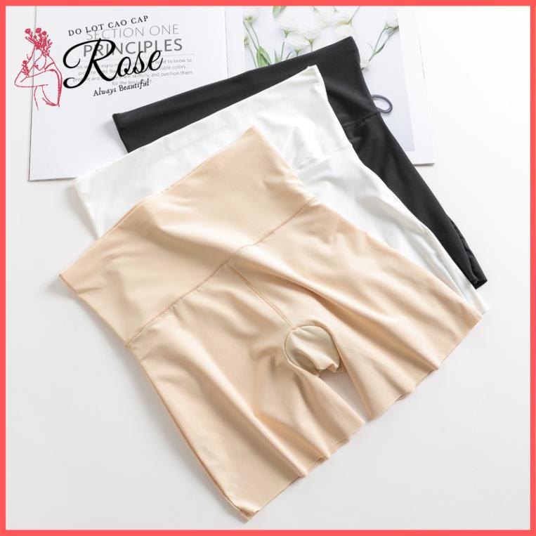 Quần Đùi Chuyên Dụng Mặc Váy Cạp Cao Chất Liệu Su Non Mềm Mịn KHÔNG LỘ VIỀN Rose Q206