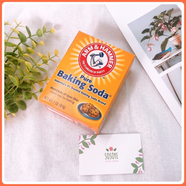 [Date 2023] Bột Baking Soda Đa Công Dụng Arm &amp; Hammer 454 gram