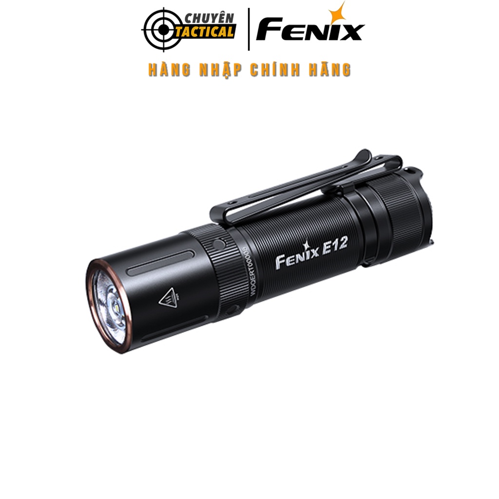 Đèn Pin mini Fenix E12 V2.0 công suất 160 lumens, chiếu xa 68m, dùng 1 pin AA.