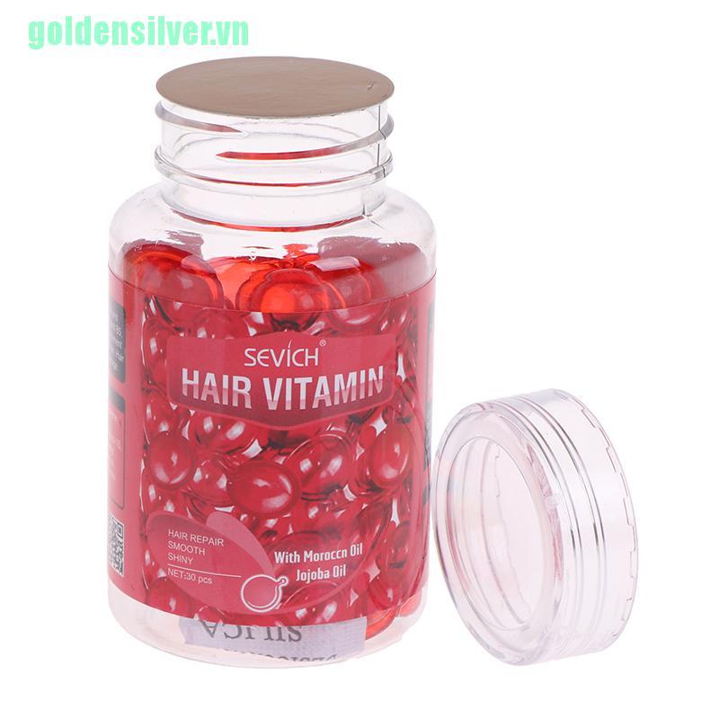 (Hàng Mới Về) Bộ 30 Viên Nang Chứa Vitamin Và Dầu Nuôi Dưỡng Da Đầu