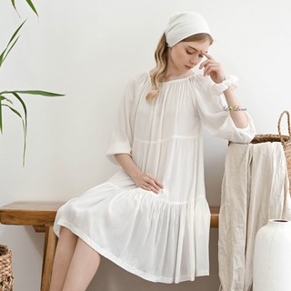 Váy ngủ màu trắng Mason