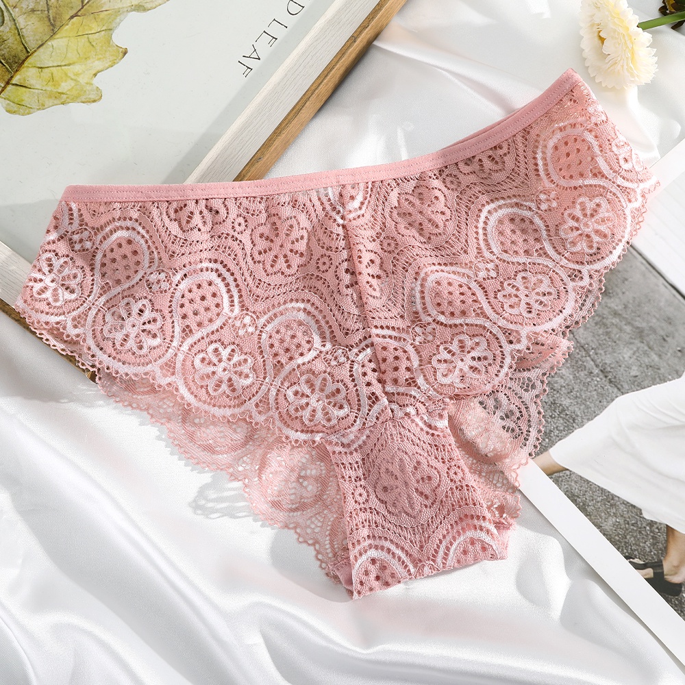 Quần Lót Phối Ren Levao Size Lớn Dành Cho Nữ