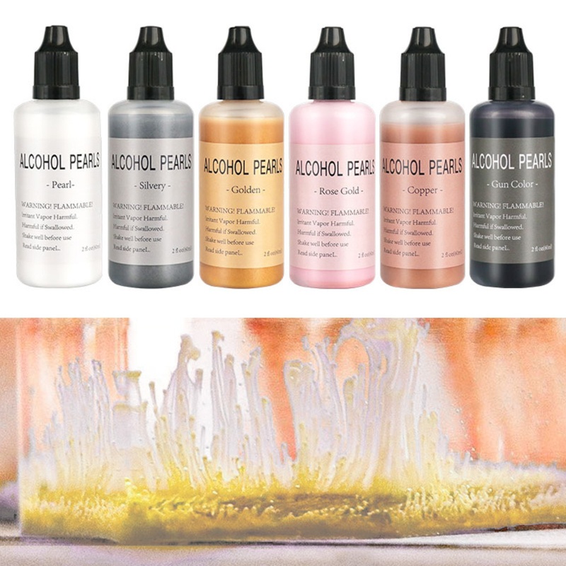 Mực Cồn Resin Ánh Kim Dùng Nhuộm Màu Chất Lượng Cao