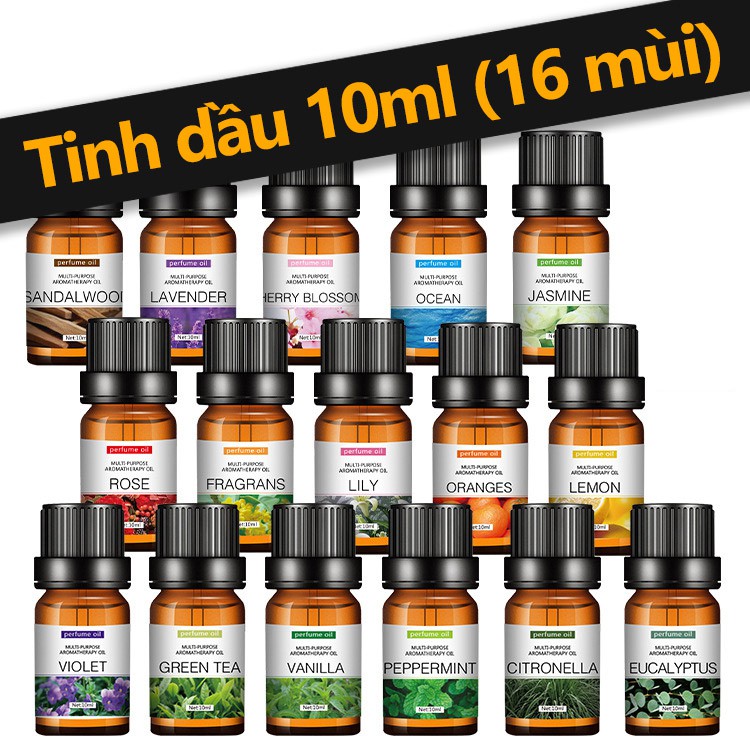 [16 mùi] Tinh dầu thiên nhiên 10ml Gin Decor