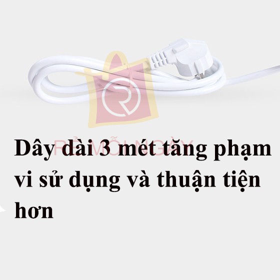 Ổ Cắm Điện Thông Minh 3 Cổng USB Sạc Nhanh 3A, Chuẩn Sạc An Toàn Chống Giật, Phích Cắm 2 Chấu Dài 3 Mét
