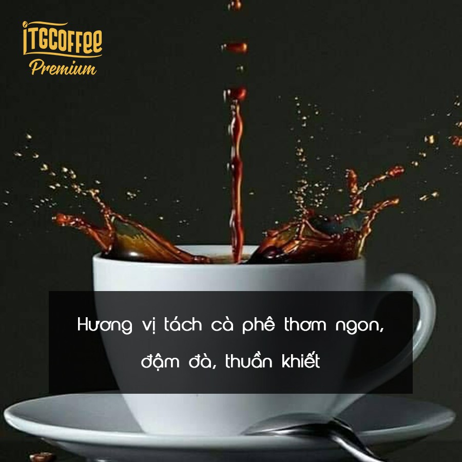 Cà phê hòa tan 2 trong 1 - cà phê hòa tan đen - Thức tỉnh mọi giác quan- QUÀ TẶNG 1 XẤP BAO LÌ XÌ TẾT