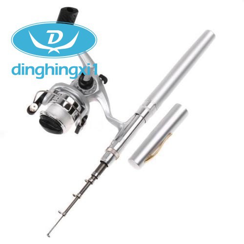 Bộ cần câu bút 1 mét  mét màu xanh,đỏ vàng ,trắng bạc,đen docaucathuanlon sản phẩm y hình 5