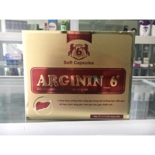 Arginin 6+ Giúp tăng cường chức năng gan trong hỗ trợ điều trị viêm gan, rối loạn chức năng gan men gan cao gan nhiễm mỡ