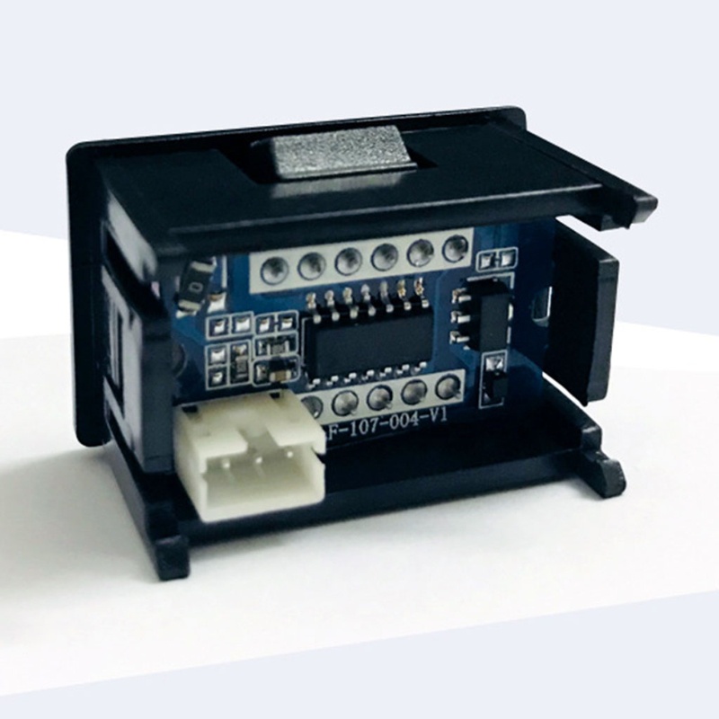 Vôn Kế Kỹ Thuật Số Dc 3.1-32v / 0-100v Với 2 Dây Màu Đỏ / Xanh Lá / Xanh Lá