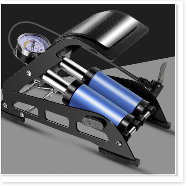Máy Bơm Lốp Xe XẢ TỒN Máy Bơm hơi xe đạp mini  bằng chân loại mới, sử dụng dễ dàng tiện lợi 6094