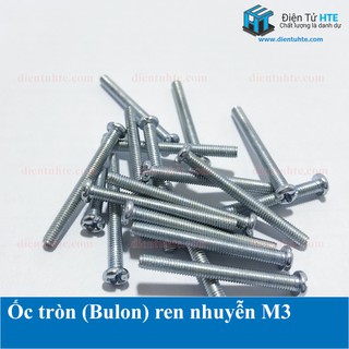Ốc tròn (Bulon) ren nhuyễn M3