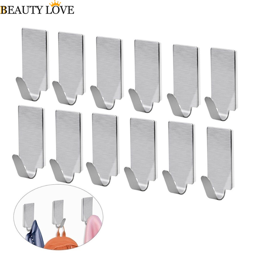 Móc Treo Đồ Tự Dính Bằng Thép Không Gỉ Chất Lượng Cao