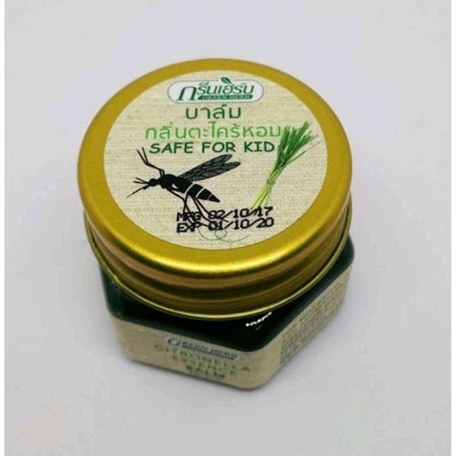 Dầu Cù Là Muỗi Xả Green Herb Thái Lan 20gr