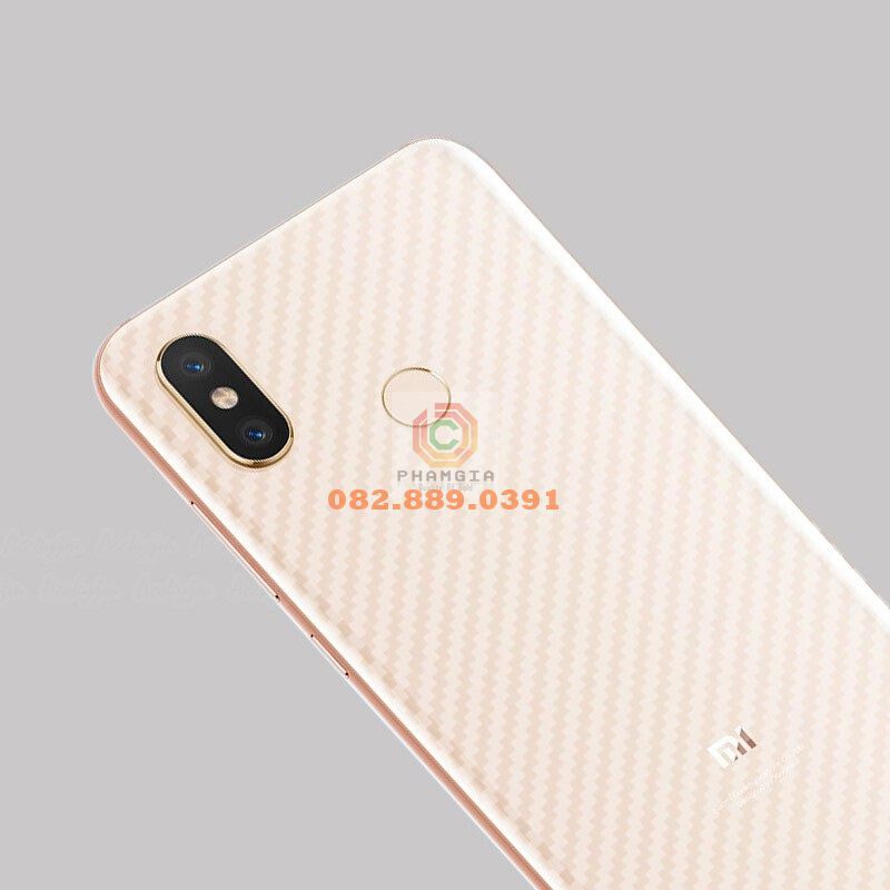 Miếng dán mặt lưng skin carbon Xiaomi Mi Max 3