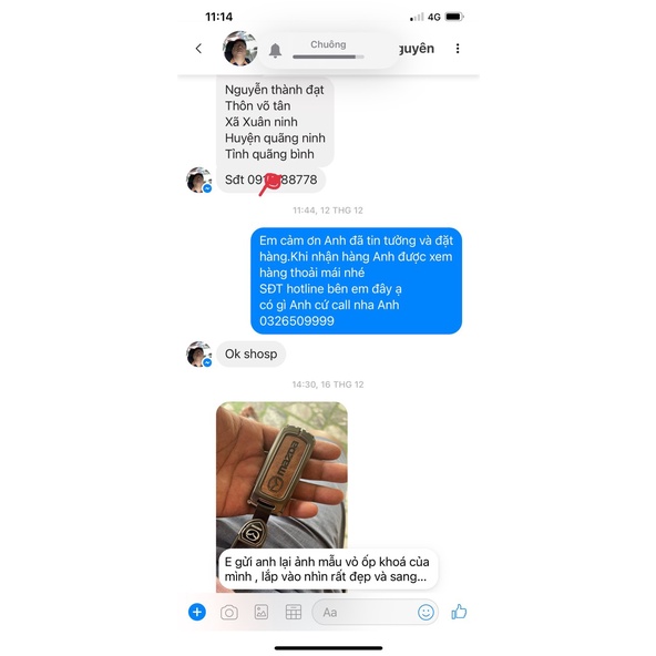 Vỏ ốp khoá xe hơi, Bọc chìa ô tô Mazda 6 , CX5, CX8, Mazda3, Mazda2 M08-A1 dolashop