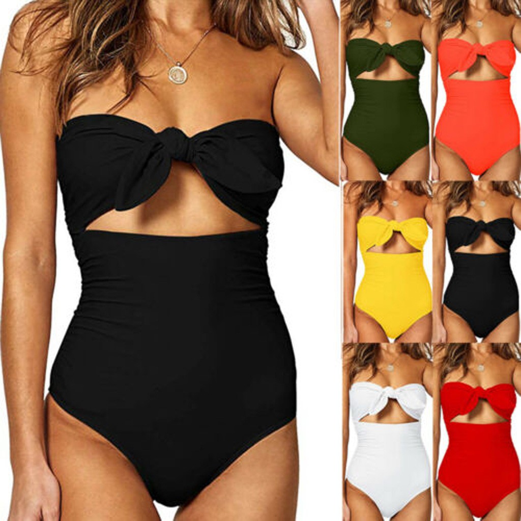 Bộ bikini 1 mảnh nâng ngực tiện dụng dành cho nữ | BigBuy360 - bigbuy360.vn