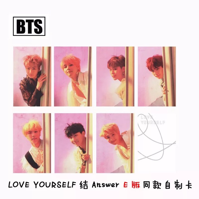 Card BTS Album Love Yourself Answer unoff