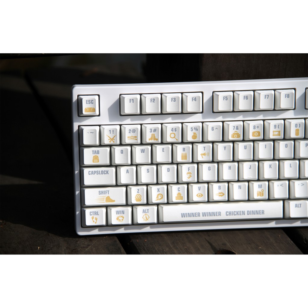 Keycap Akko x Ducky PUBG - Nút bàn phím cơ PBT
