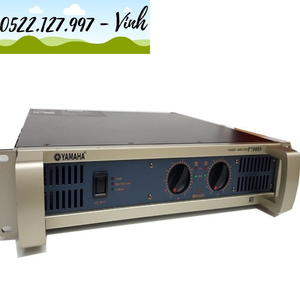 Cục đẩy công suất Yamaha P7000s, hàng loại 1, 32 sò, công suất 800W/kenh - Hàng Nhập Khẩu 2022 - Gia Khang Shop