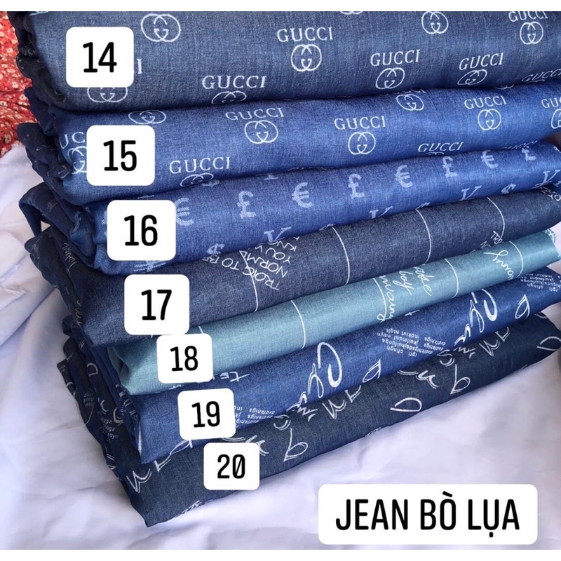 3m jean bò lụa