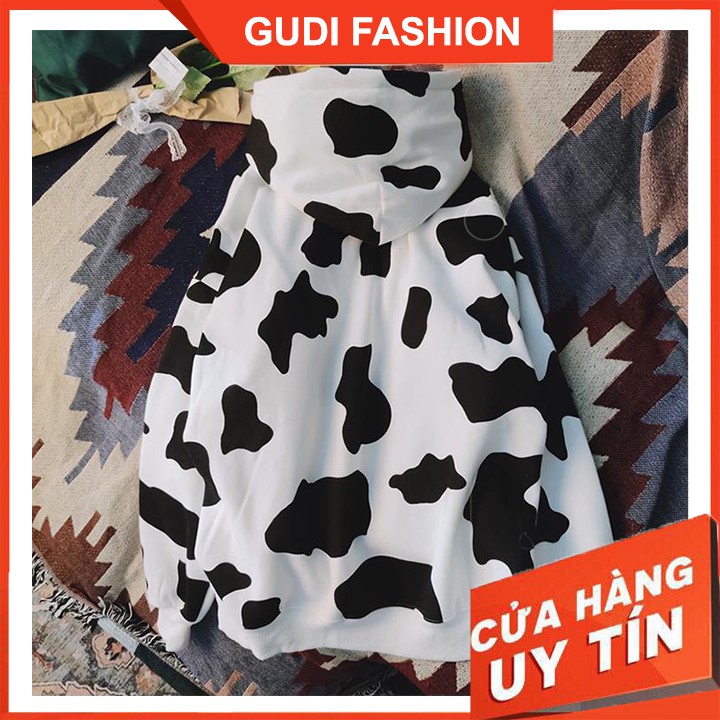 Áo Nỉ Hoodie Nữ Nam Bò Sữa Cao Cấp, Khoác Thun Nỉ - GUDI Chuyên Hàng Cao Cấp | BigBuy360 - bigbuy360.vn