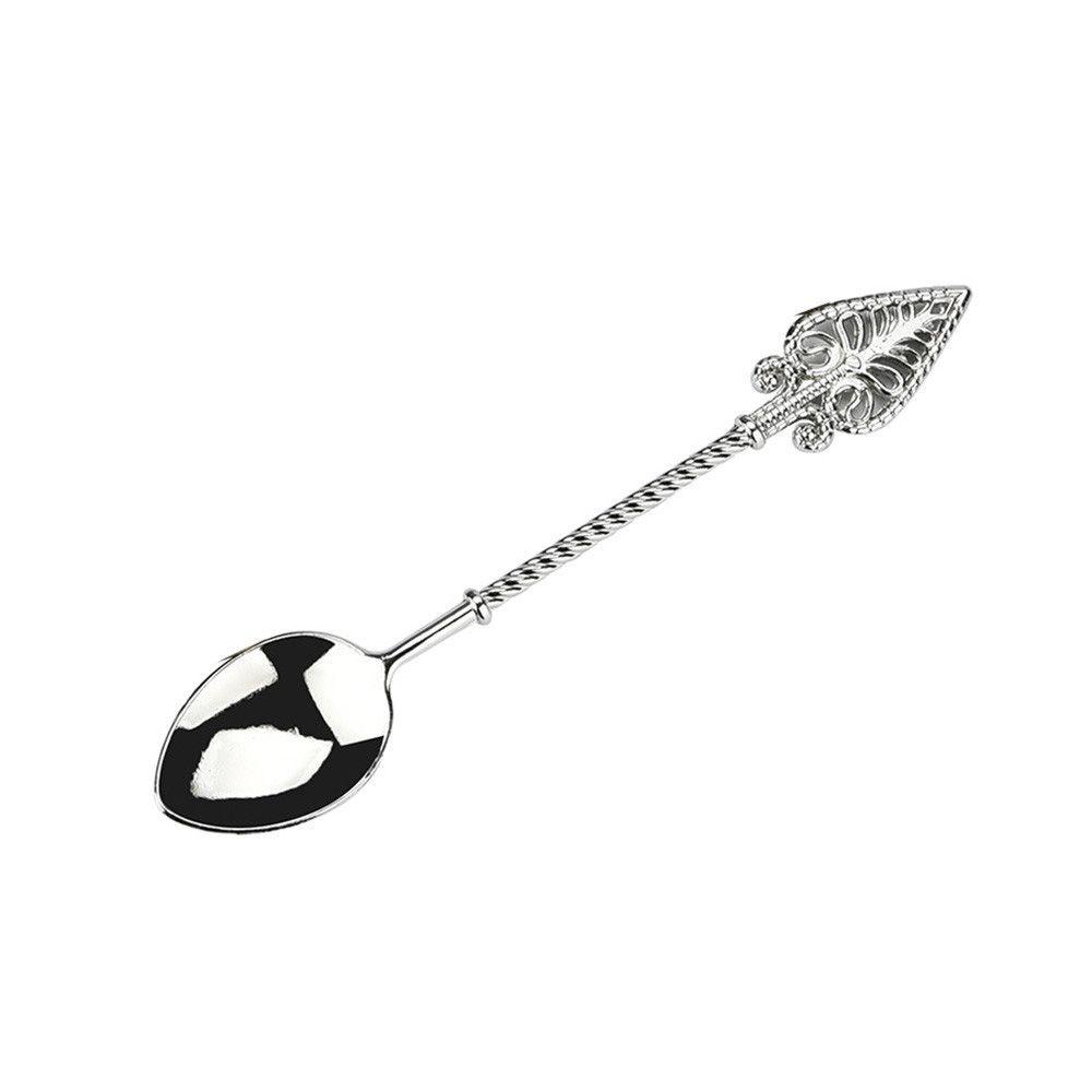 Muỗng Cà Phê Bằng Kẽm Phong Cách Vintage Sang Trọng