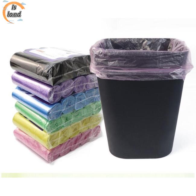 Set 5 cuộn túi đựng rác dùng một lần nhiều màu sắc
