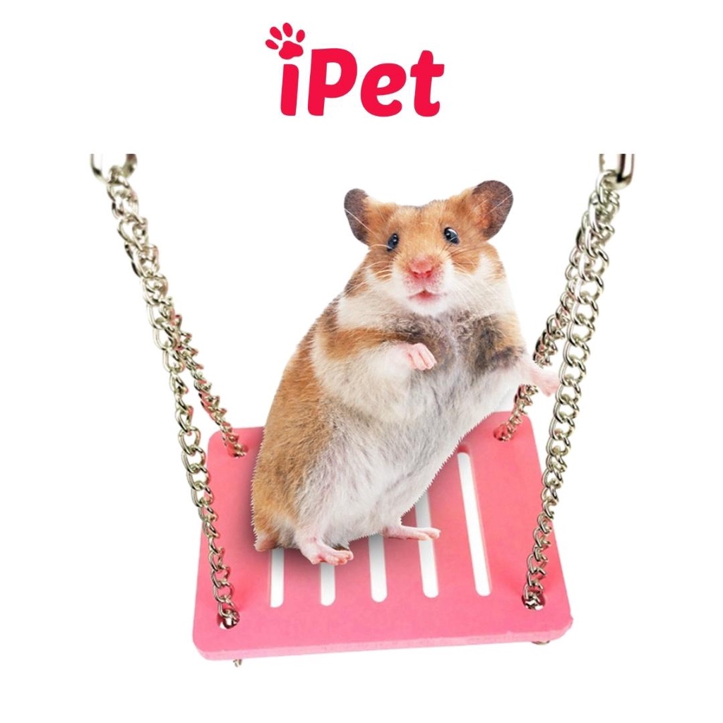 Xích Đu Gỗ Đồ Chơi Cho Chuột Hamster - iPet Shop