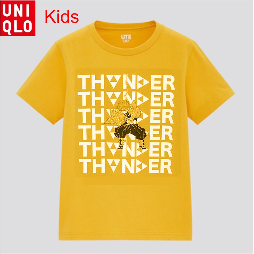 UNIQLO Áo Thun Tay Ngắn In Hình Truyện Tranh Cho Bé