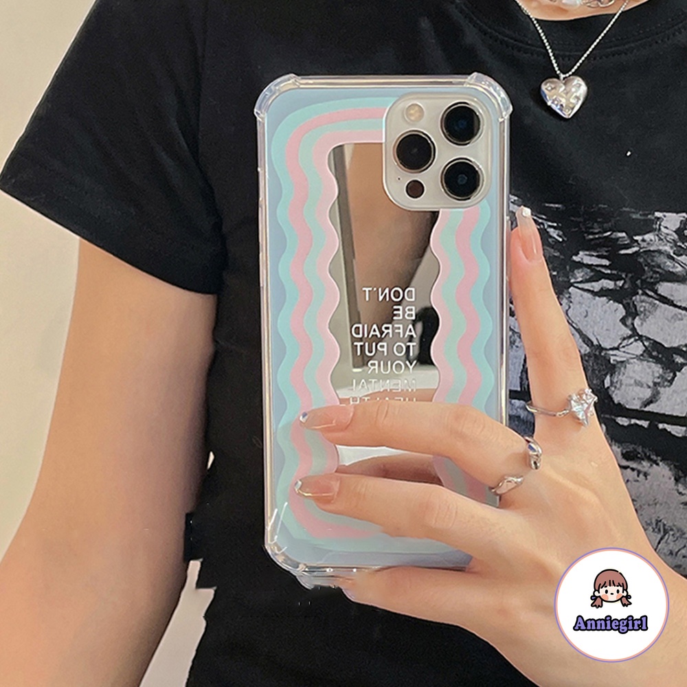Ốp điện thoại TPU mềm dạng gương trang điểm công chúa chống va đập cho iPhone 13 12 11 Pro Max X XS Max XR 8 7 Plus