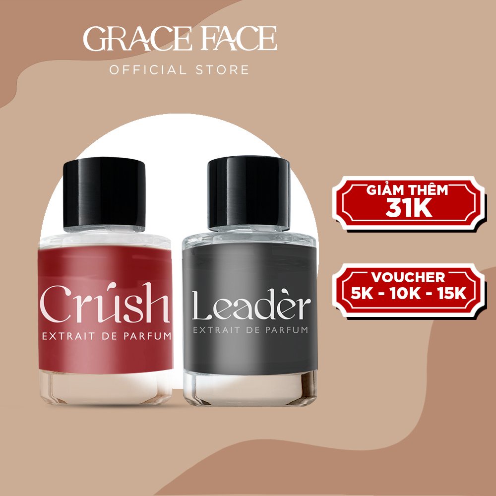 Combo Nước hoa nguyên chất nam nữ chính hãng Parfum Grace Face Extrait De