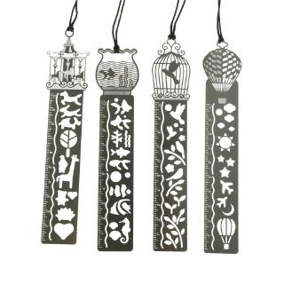 Thước kẻ vẽ bookmark dài 10cm