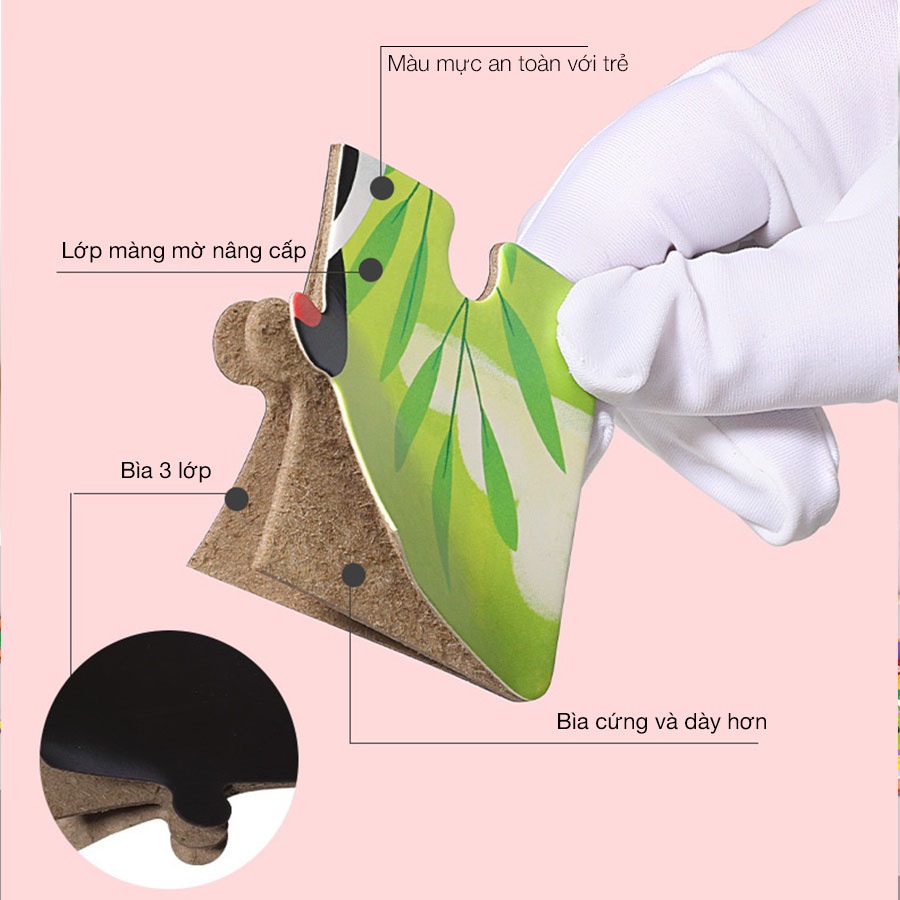 Bộ xếp hình từ tính, ghép tranh 3D nhiều chủ đề