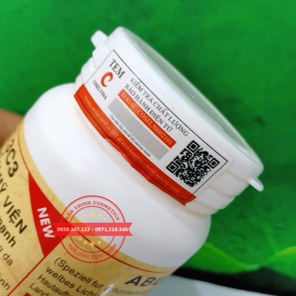 Kem Kích Trắng Abutine 3C3 Thái Lan Màu Vàng Hủ 250g - Mỹ Phẩm Hân Trinh