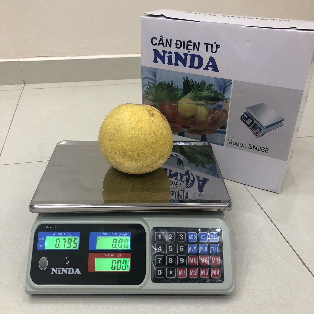 Cân điện tử NiNDA SN268 cân tối đa 30kg- Hàng Chính Hãng