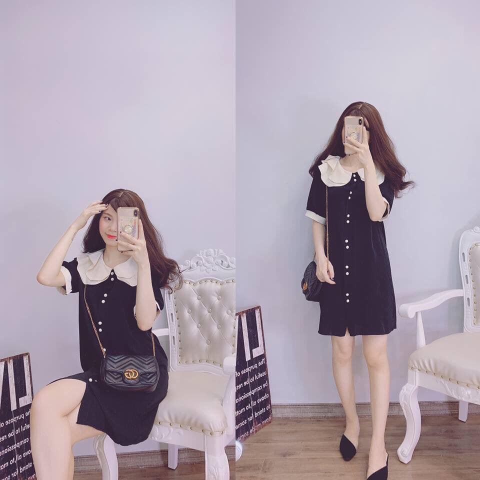 váy cổ bèo