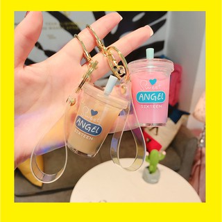 MỚI - Móc Khóa Trà Sữa Siêu Xinh Móc Khóa Nước đeo Balo Túi Xách Cực Xinh