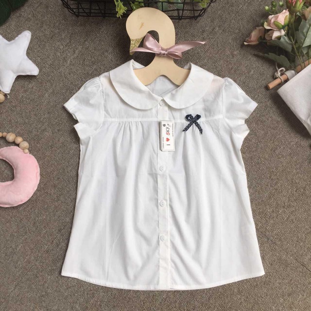Áo sơ mi bé gái