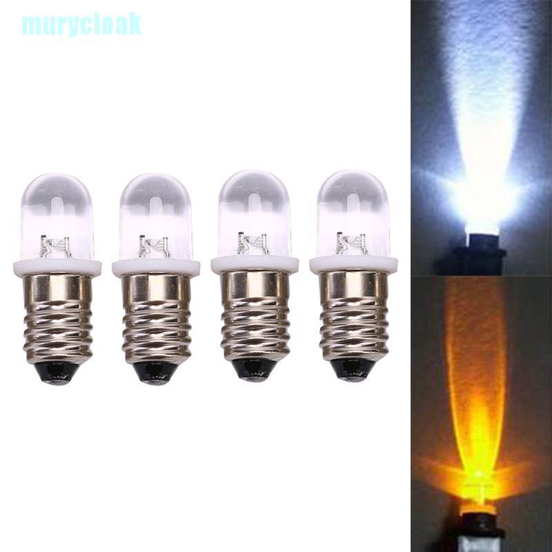 Bộ 5 Bóng Đèn Led E10 DC 3V 4.5V Chất Lượng Cao
