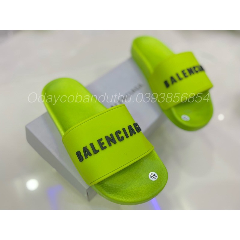 Dép Nam Nữ Quai Ngang B.A.L.E.N cao su đế cao cấp in chữ.