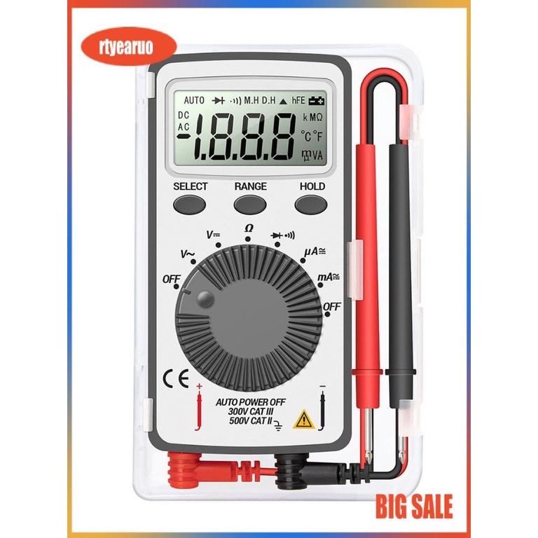 Đồng hồ vạn năng kỹ thuật số mini ANENG AN101 thiết kế chuyên dụng