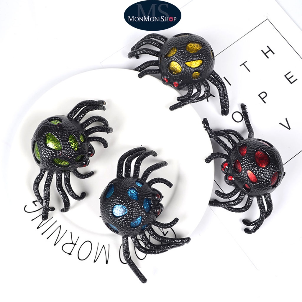 Nhện Bóp Xả Stress/ Đồ Chơi Squishy giảm căng thẳng Hình Nhện vui nhộn chất lượng đảm bảo