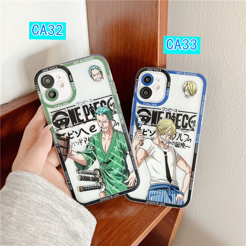 Ốp Điện Thoại Mềm In Hình One Piece Cho iPhone 13 12 11 Pro Max 6 6s 7 8 Plus X Xs Max XR